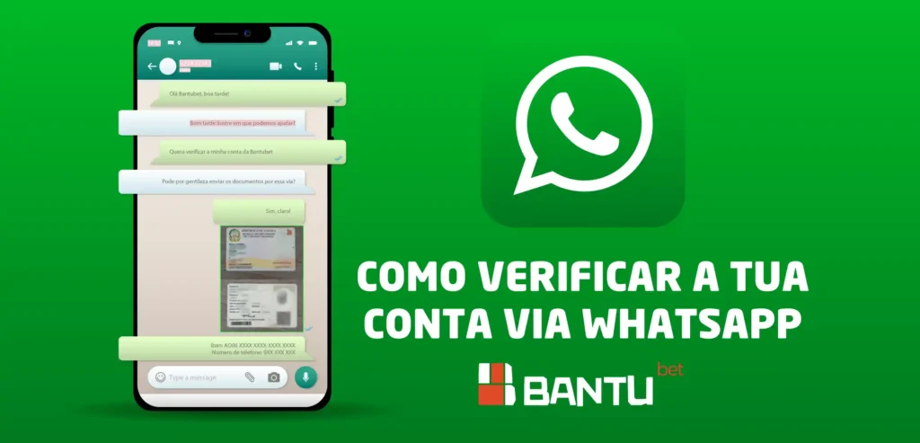 Verificar conta Bantubet pelo WhatsApp